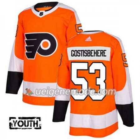 Kinder Eishockey Philadelphia Flyers Trikot Shayne Gostisbehere 53 Adidas 2017-2018 Orange Authentic